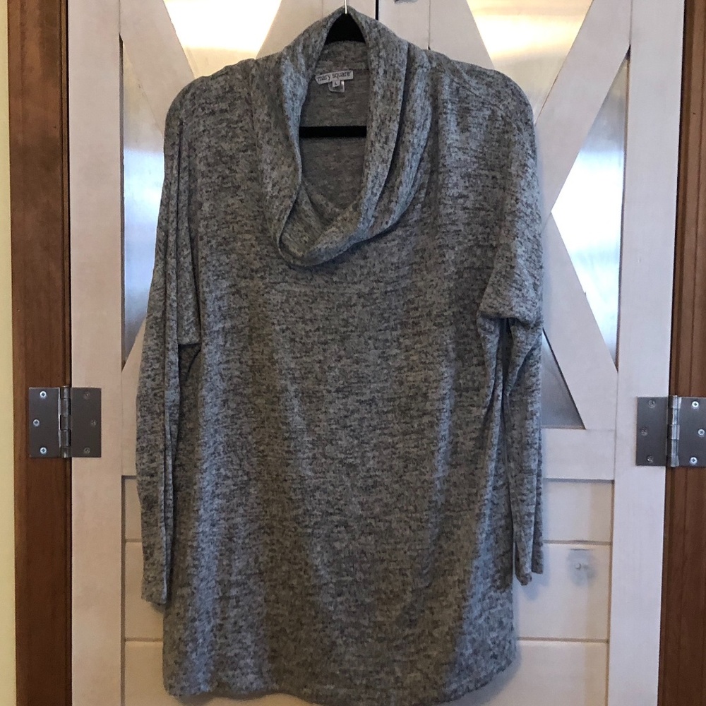 Cowl Neck Sweater w/ 3/4 Sleeves